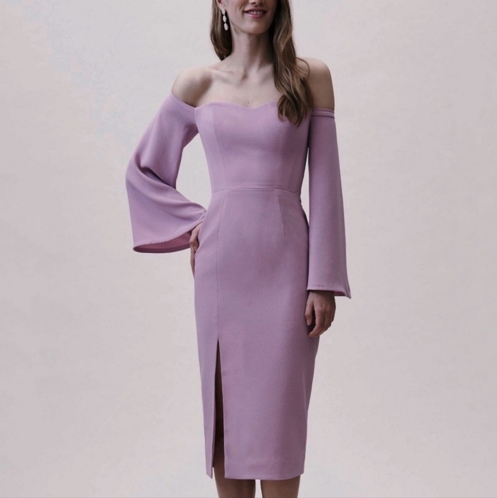 Bhldn Erin Dress lavender 💜 size s